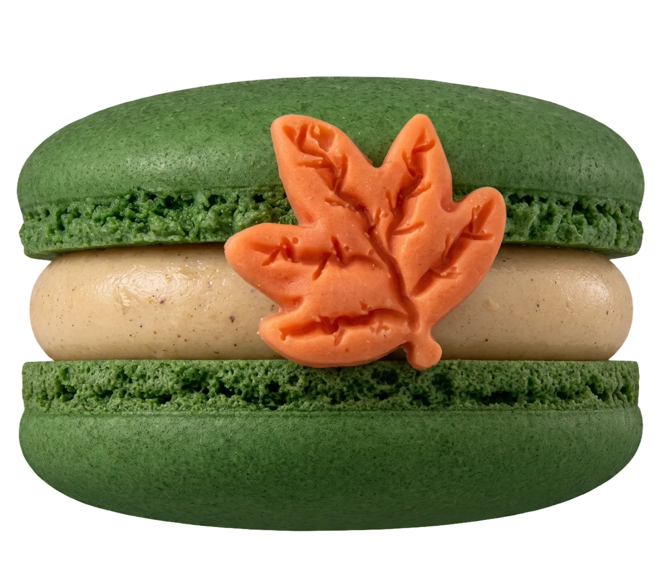 A chai spice macaron