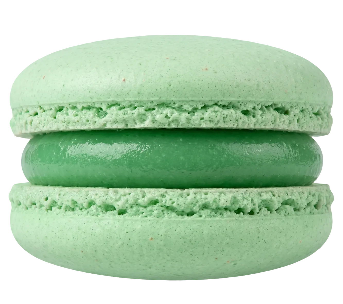A mint macaron