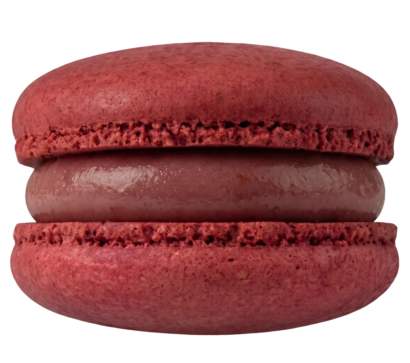 A mulled wine macaron