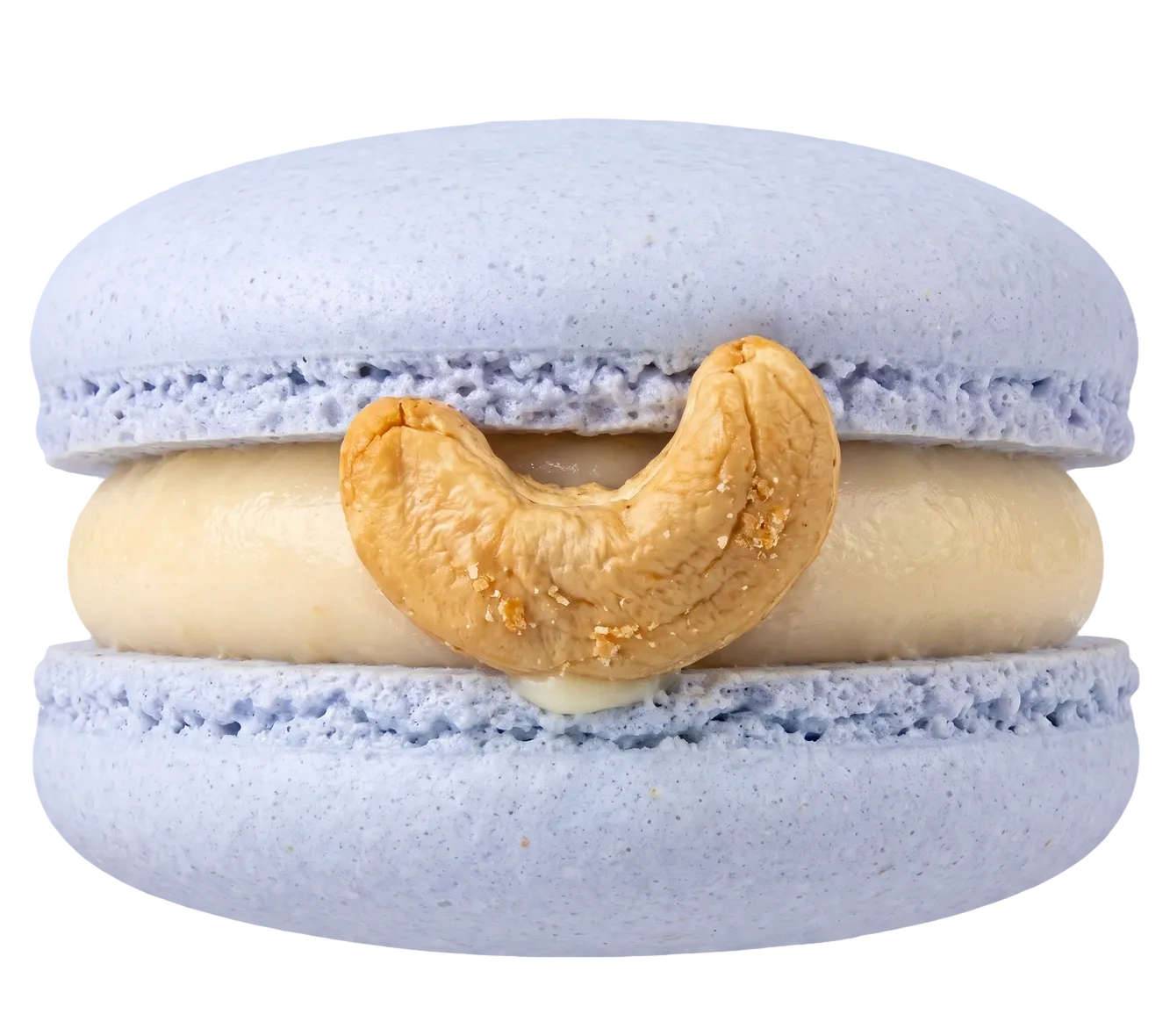 A parmesan and cashew macaron